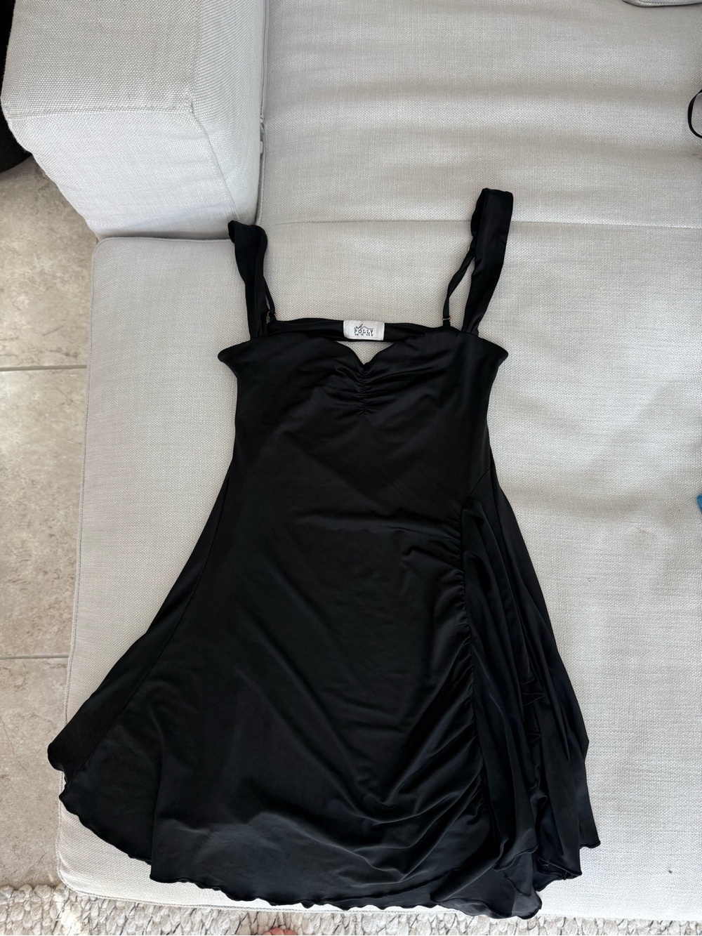 Oh Polly Black Mini Dress